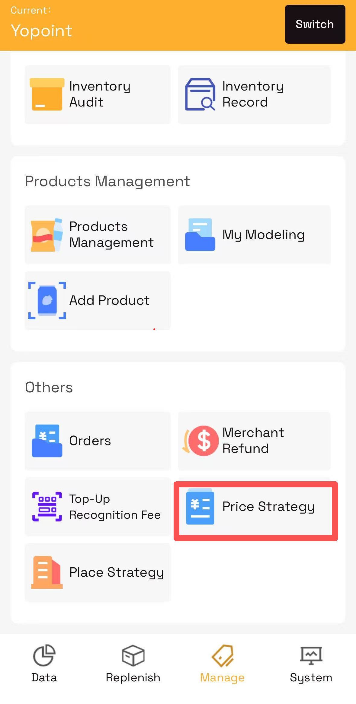 Price Strategy list